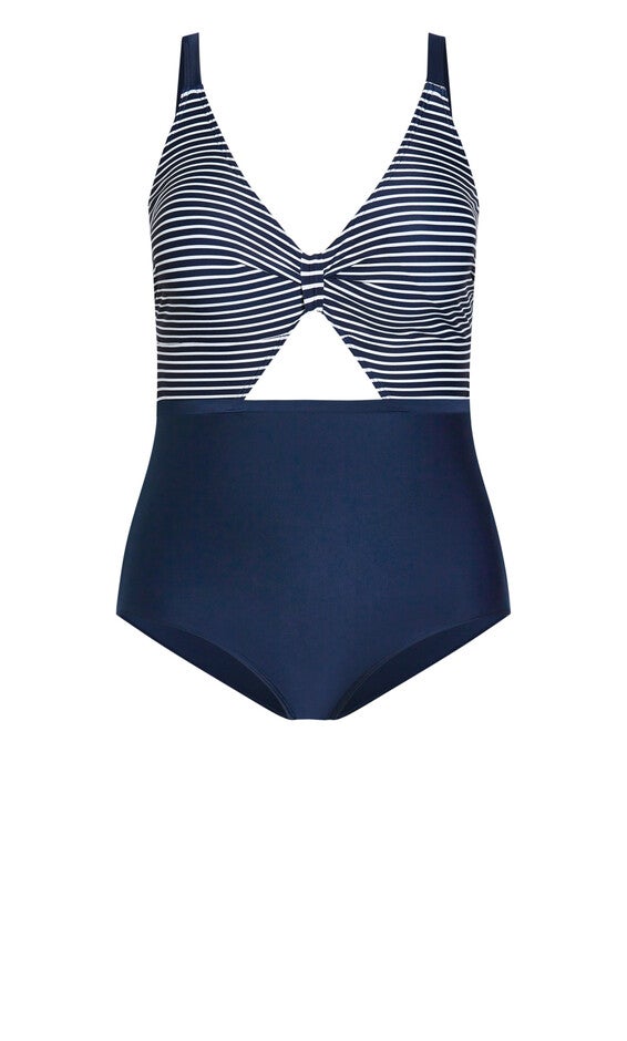 Lani Stripe 1 Piece - navy, BLUE, alternate image number null