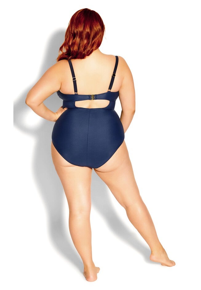 Lani Stripe 1 Piece - navy, BLUE, on-hover image number null