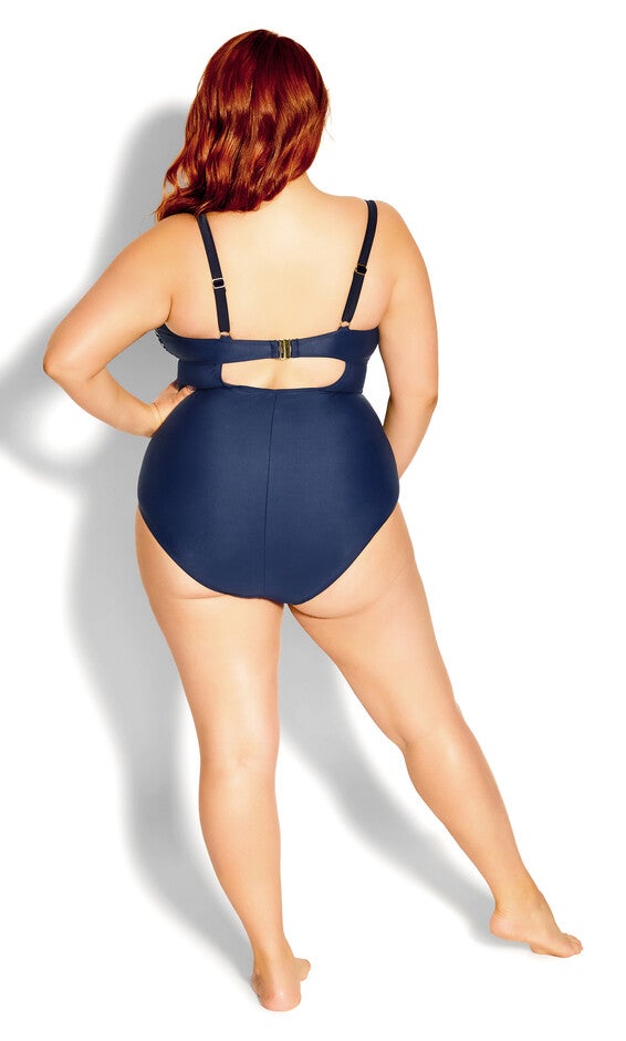 Lani Stripe 1 Piece - navy, BLUE, alternate image number null