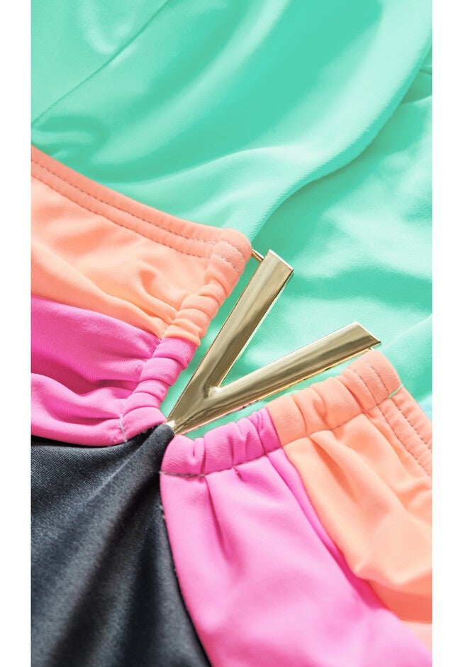Natalia Colour Block 1 Piece - mint, GREEN, alternate image number null
