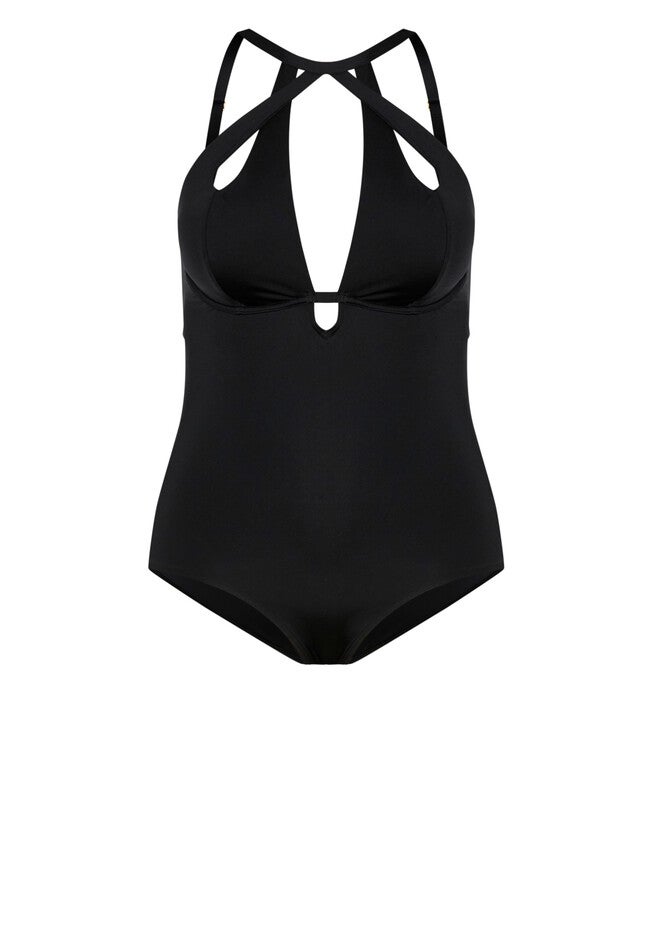 Cancun Underwire 1 Piece - black, BLACK, alternate image number null