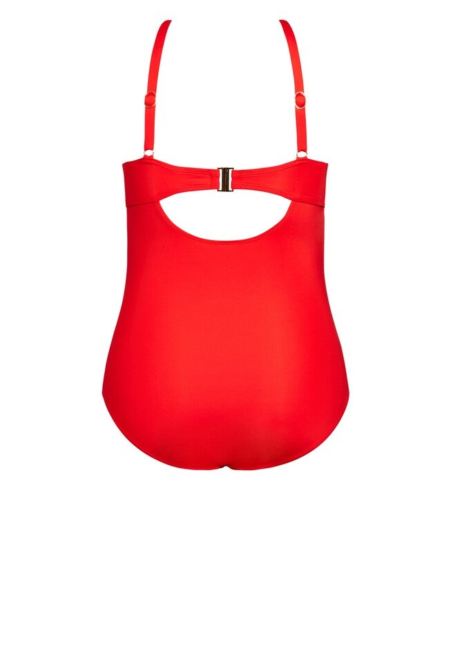 Cancun Underwire 1 Piece - grenadine, RED, alternate image number null