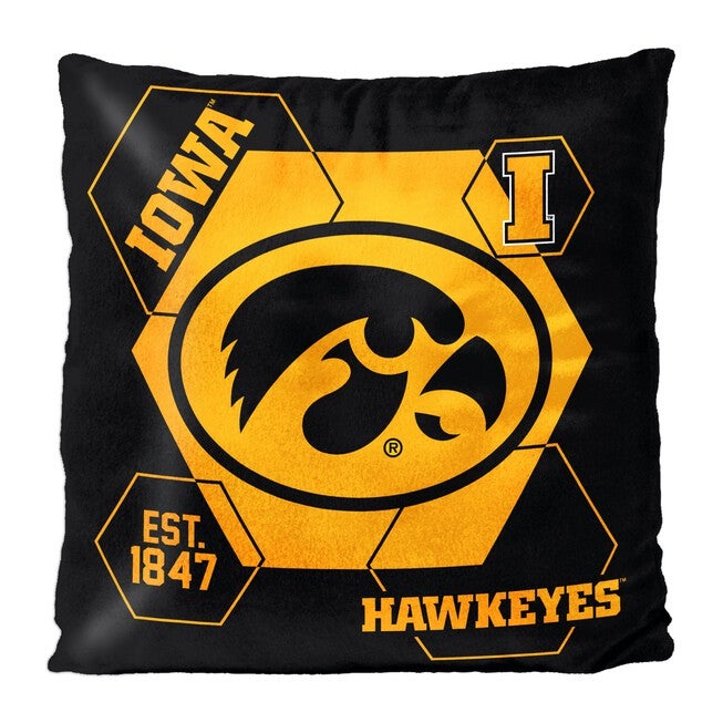 Iowa Connector Velvet Reverse Pillow, MULTI, hi-res image number 0