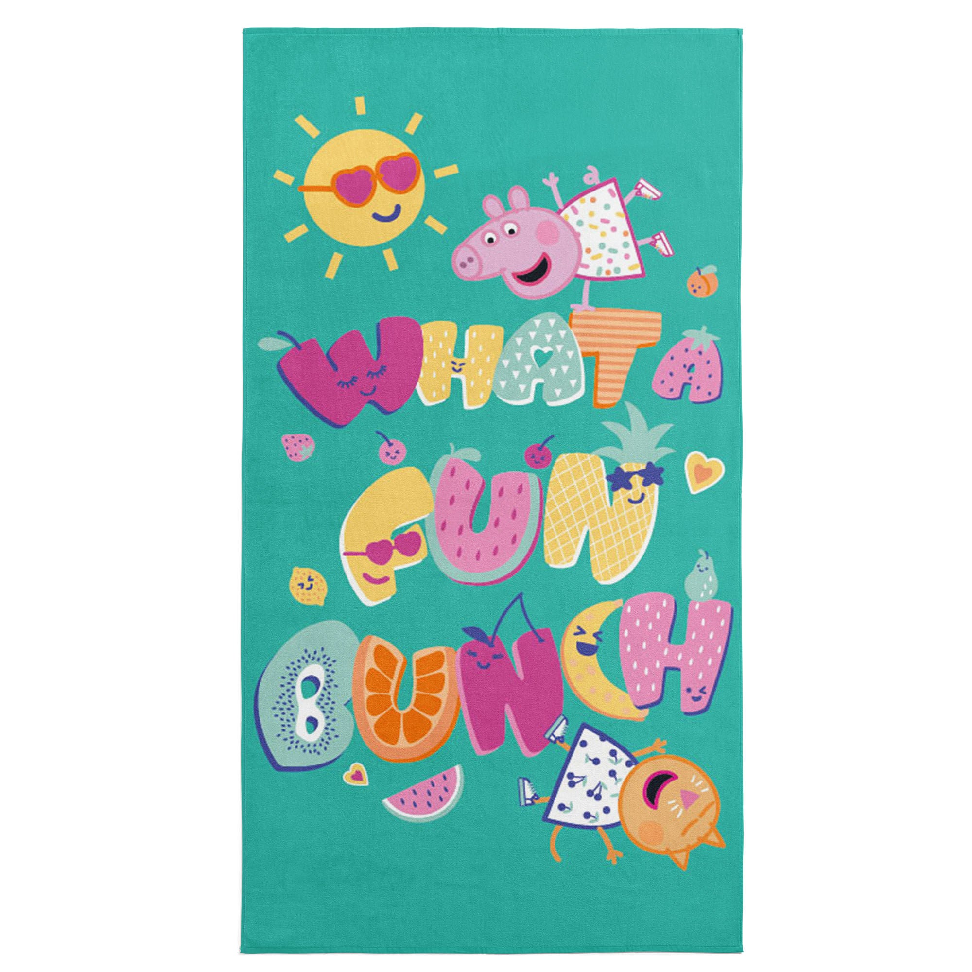 AC/DC Give Em A Bone Microfiber Beach Towel 30x60 inches, PEPPA PIG, hi-res image number 0