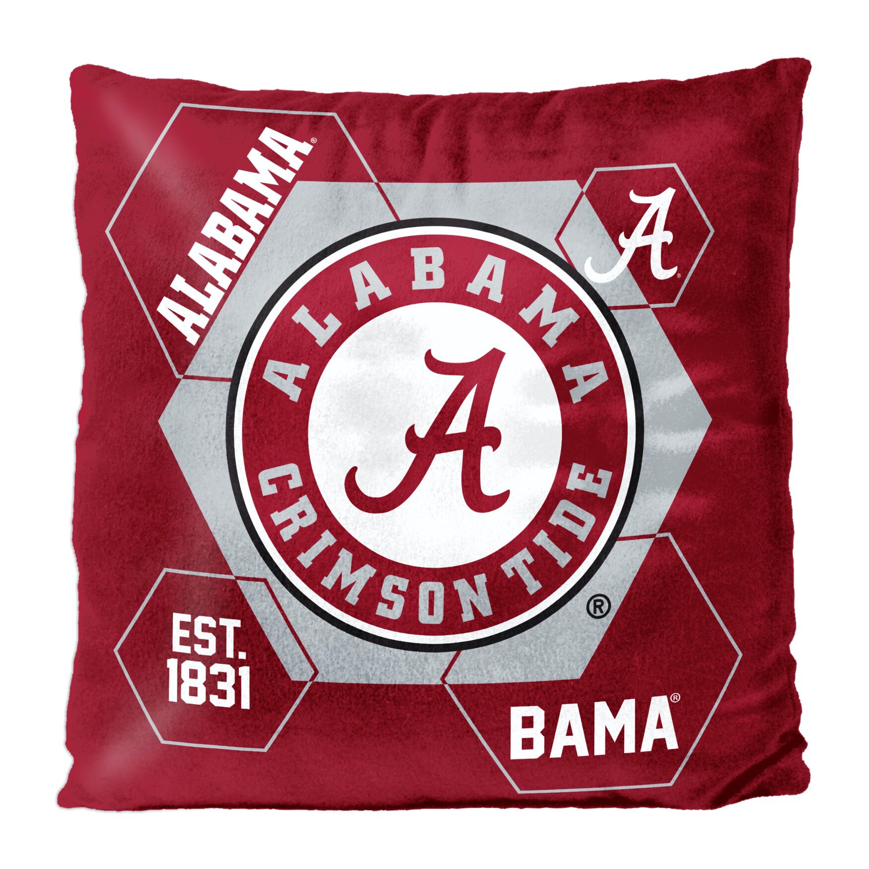 Alabama Connector Velvet Reverse Pillow, MULTI, hi-res image number 0