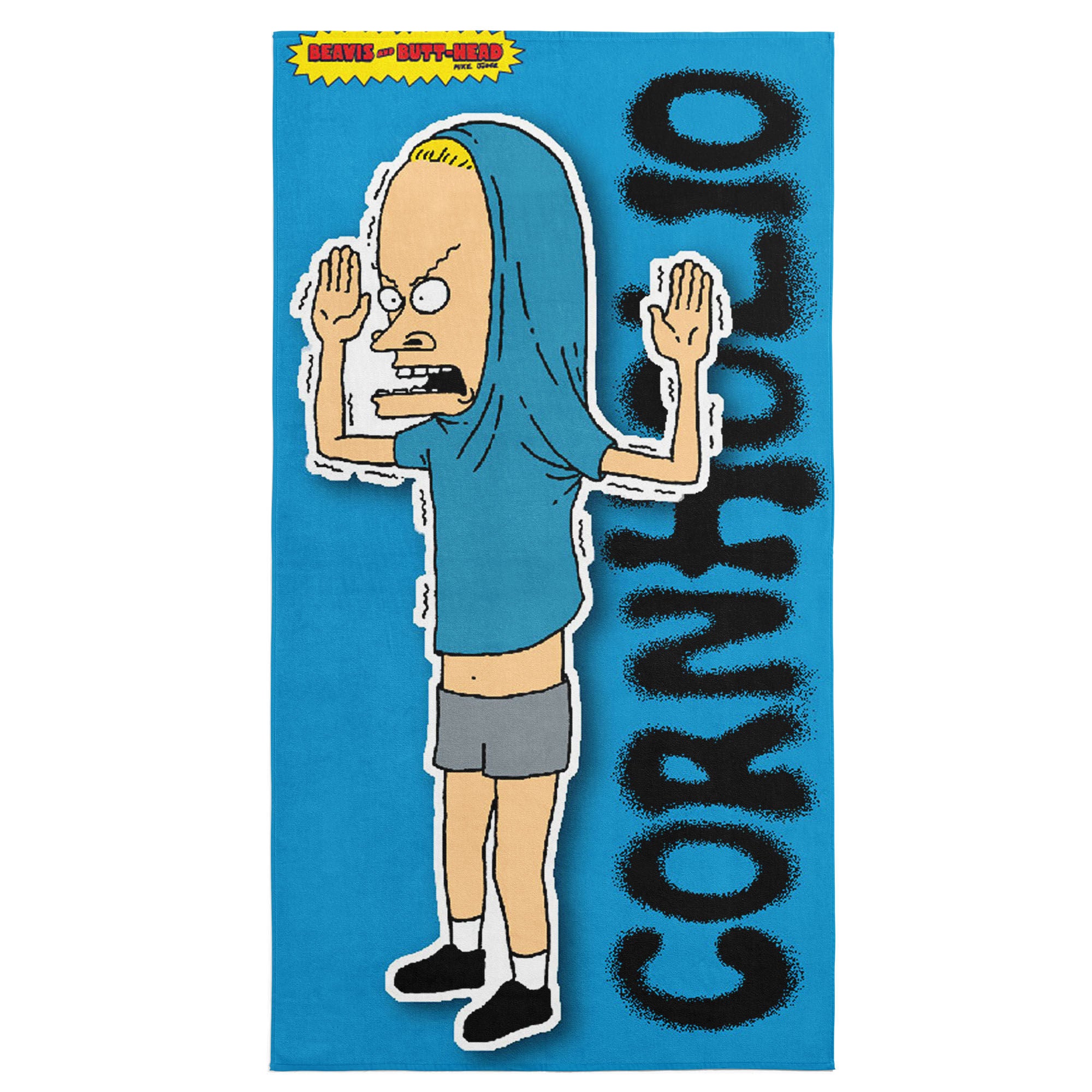 Beavis & Butthead Cornholio Microfiber Beach Towel 30x60 inches, BEAVIS, hi-res image number 0