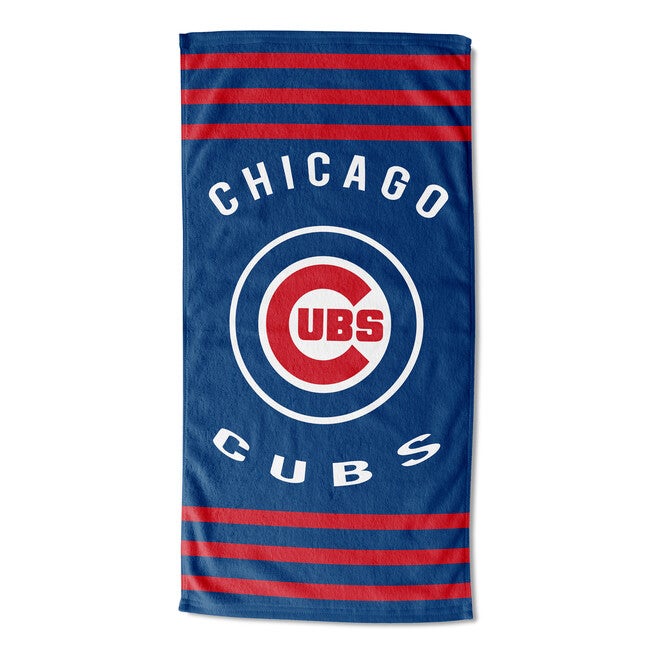 Cubs Stripes Beach Towel, MULTI, hi-res image number 0