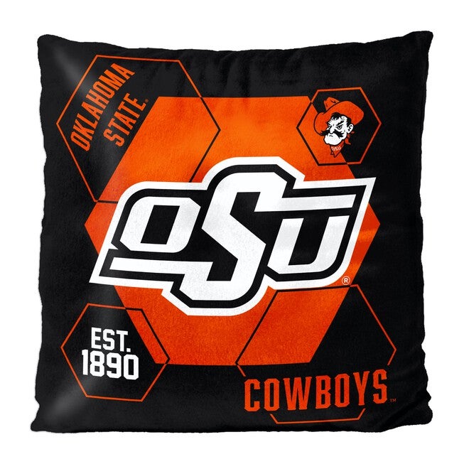 Oklahoma State Connector Velvet Reverse Pillow, MULTI, hi-res image number 0