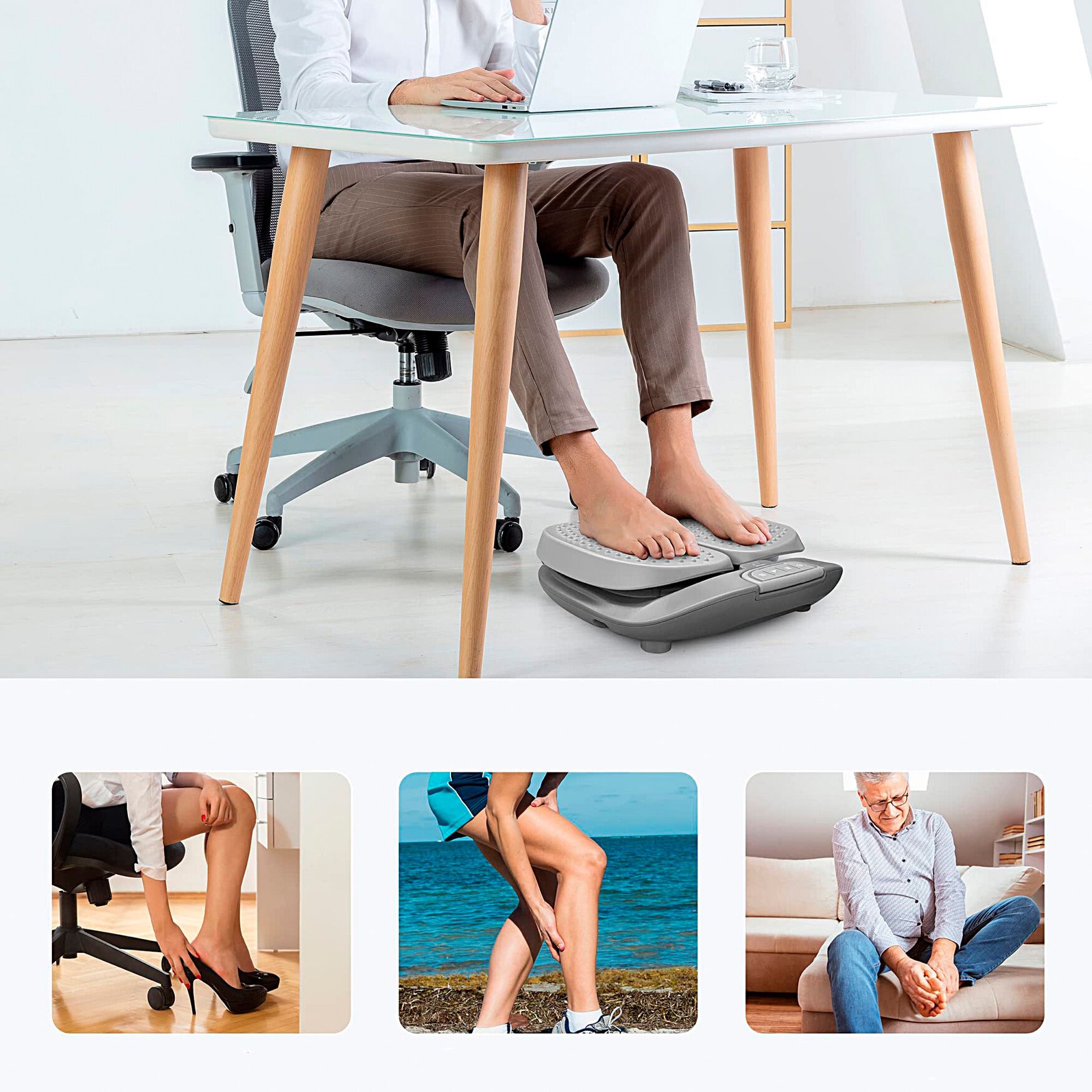Foot Dr Leg Trainer with Heat, , alternate image number 4