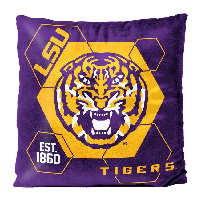 LSU Connector Velvet Reverse Pillow, MULTI, hi-res image number null