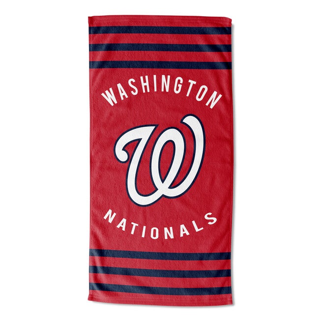 Nationals Stripes Beach Towel, MULTI, hi-res image number null