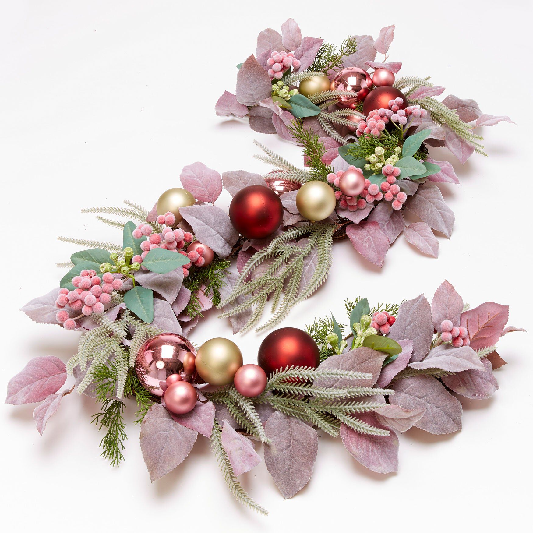 6&rsquo; Blush Christmas Garland