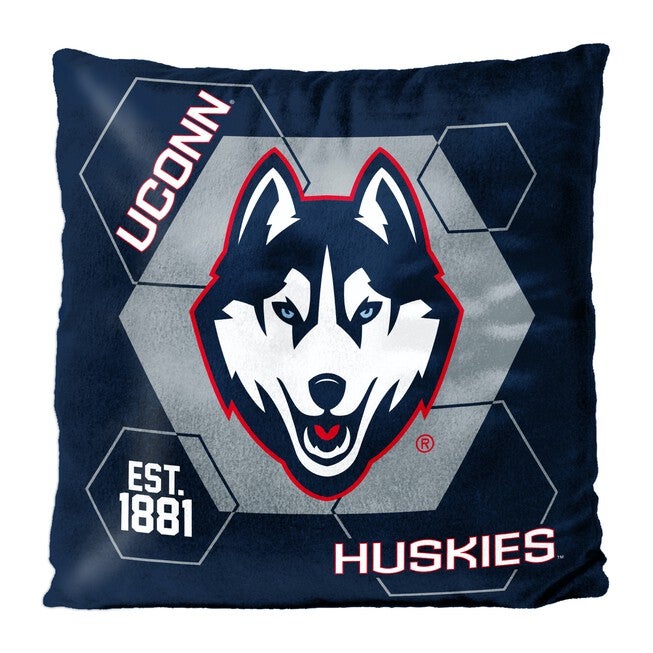 UConn Connector Velvet Reverse Pillow, MULTI, hi-res image number 0