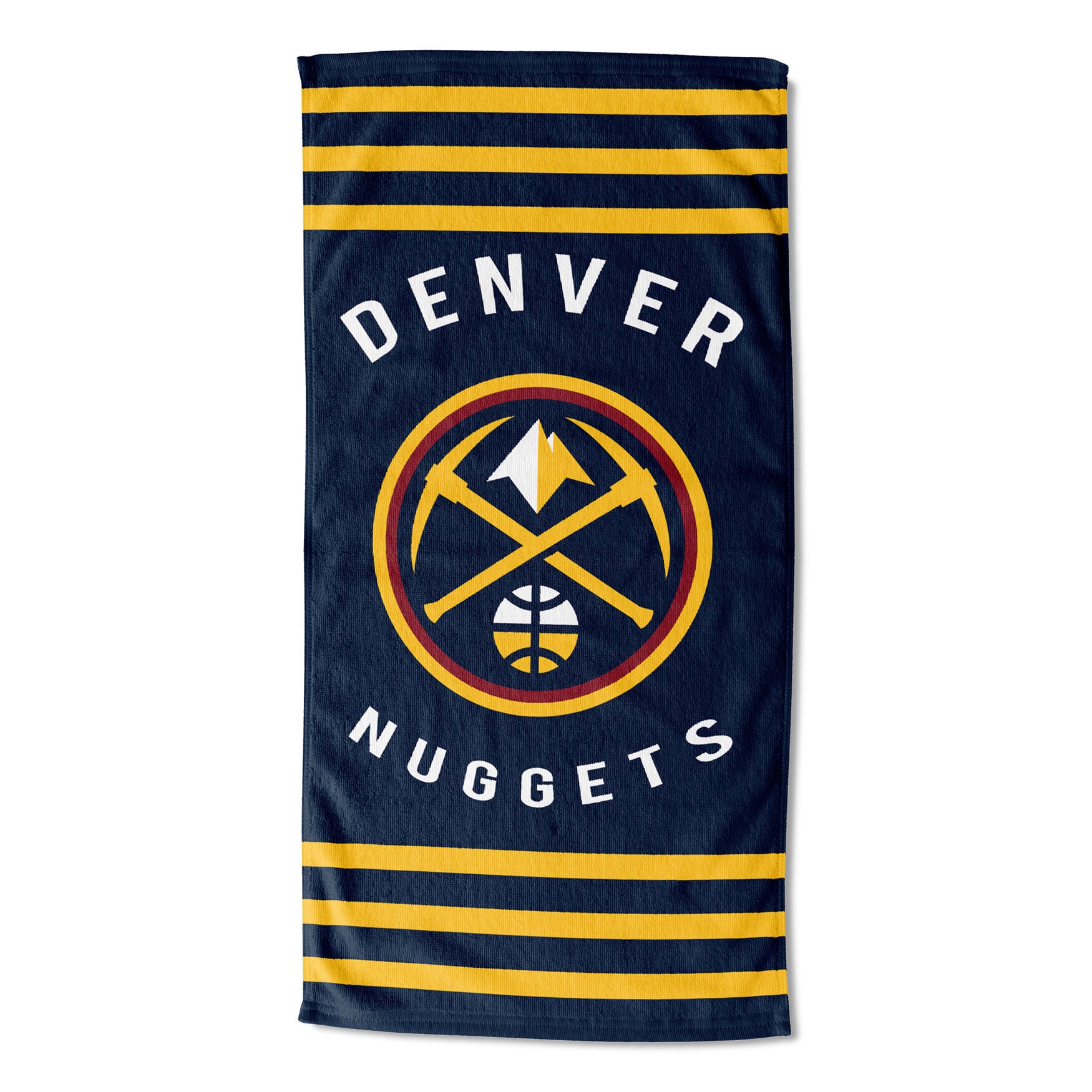 Nuggets Stripes Beach Towel, MULTI, hi-res image number 0