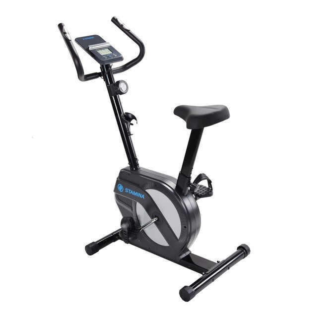 Stamina Upright Exercise Bike, BLACK GREY, hi-res image number null