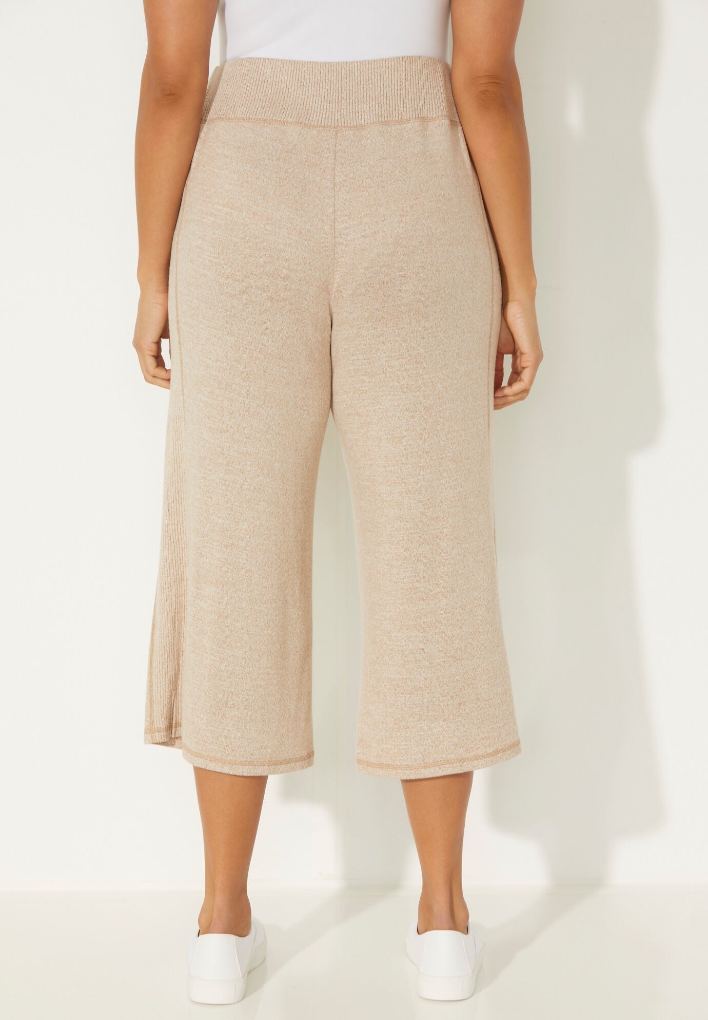 Impossibly Soft Wide Leg Capri, , on-hover image number 1