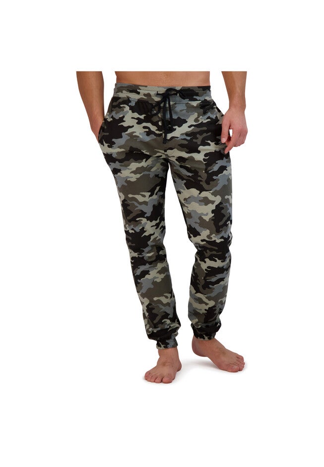 Soft French Terry Sleep Jogger Sleep Set Pajamas, , alternate image number null