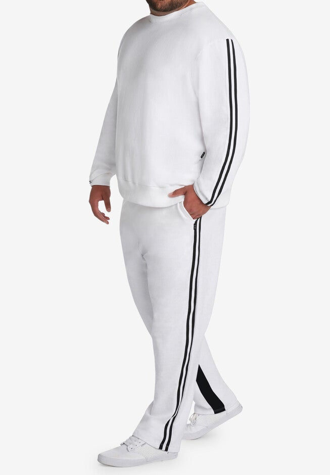 MVP Striped Sleeve Sweatshirt, CRYSTAL WHITE, hi-res image number null