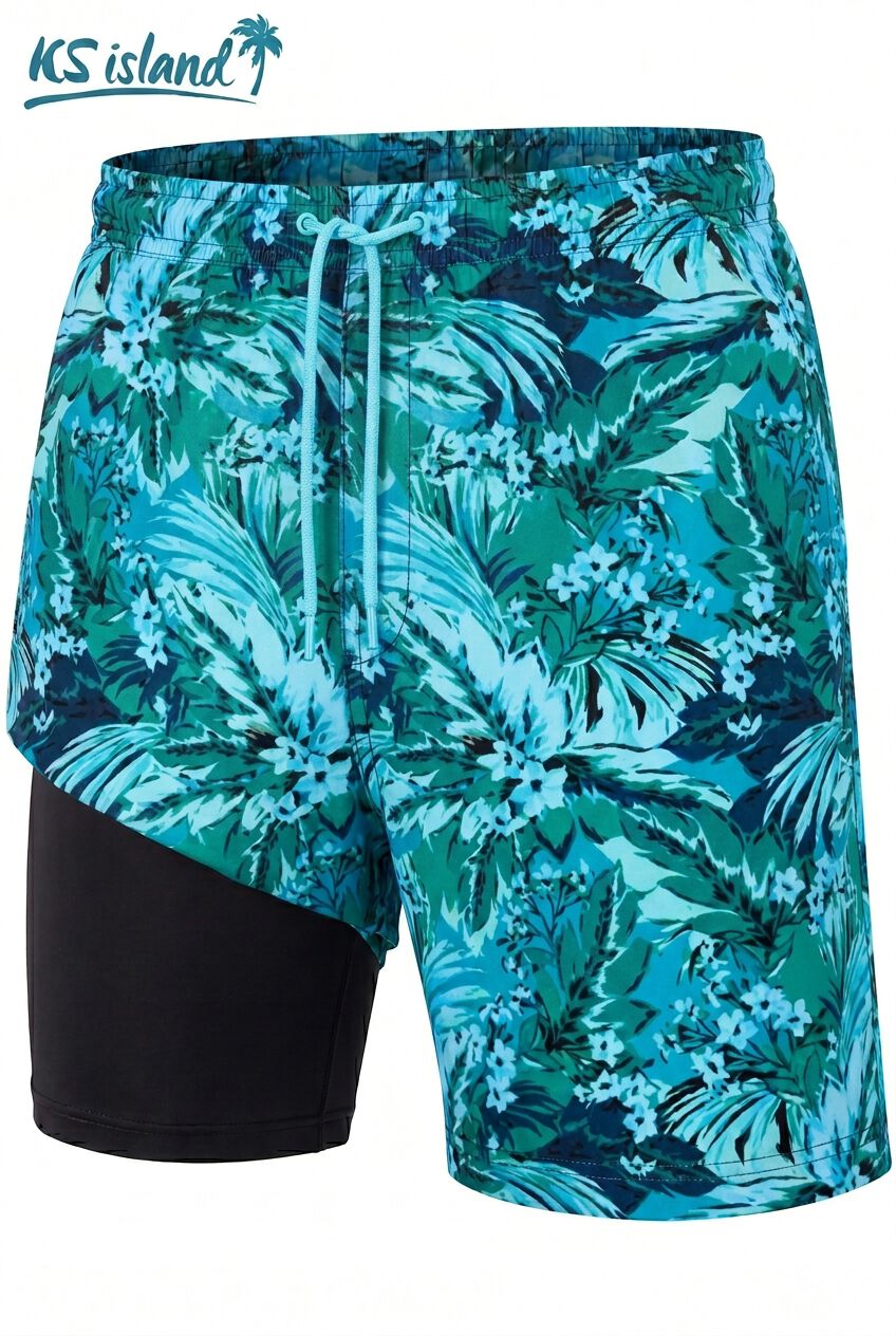 5 inches Swim Shorts with Super Stretch Liner, HAWAIIAN TROPIC, alternate image number 5