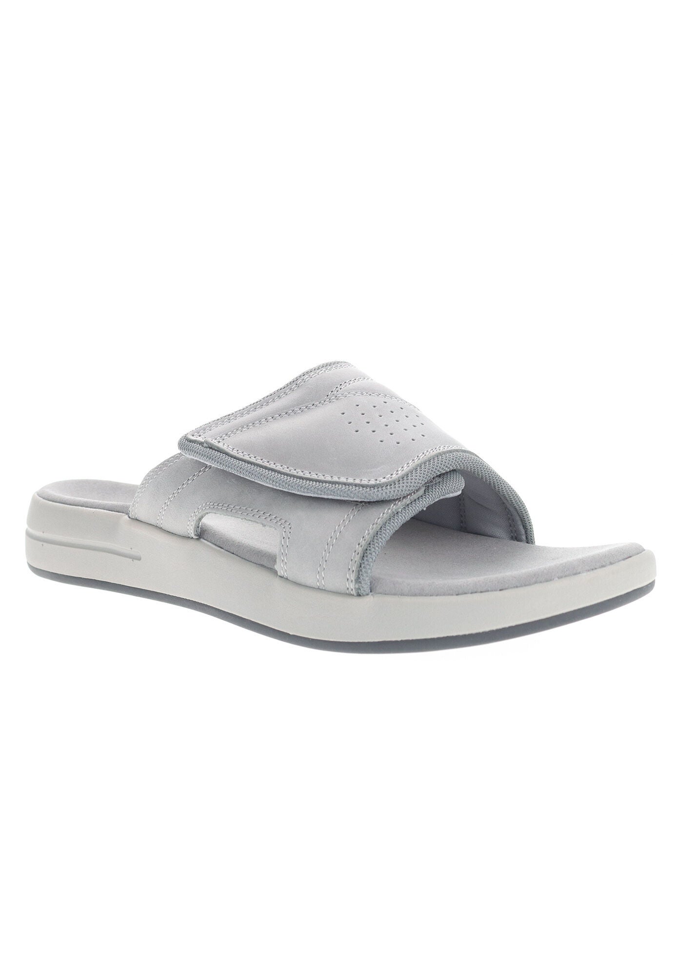 Propet Emerson Men'S Slide Sandals Shoes, GREY, hi-res image number 0