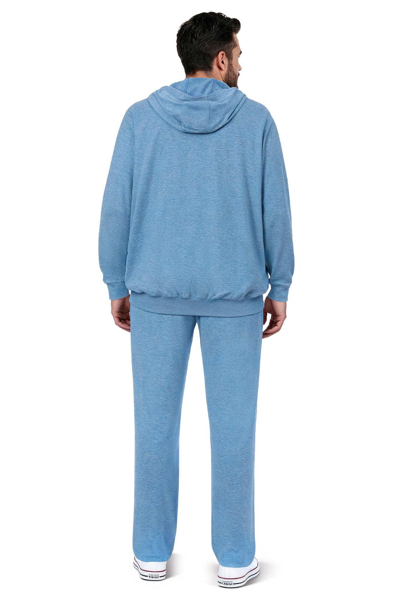 Loungewear Pullover Hoodie, BLUE, alternate image number 4