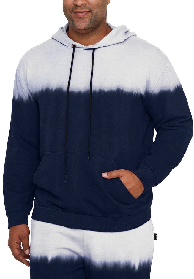 Dip-Dye Hoodie, NAVY, hi-res image number null