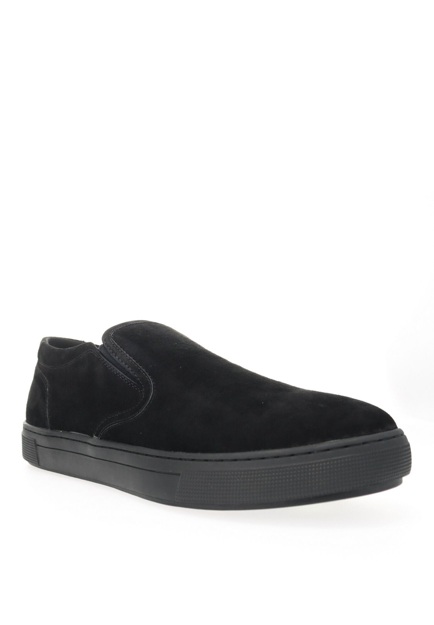 Propet Kip Men&#39;S Suede Slip On Sneakers Shoes, BLACK, hi-res image number 0