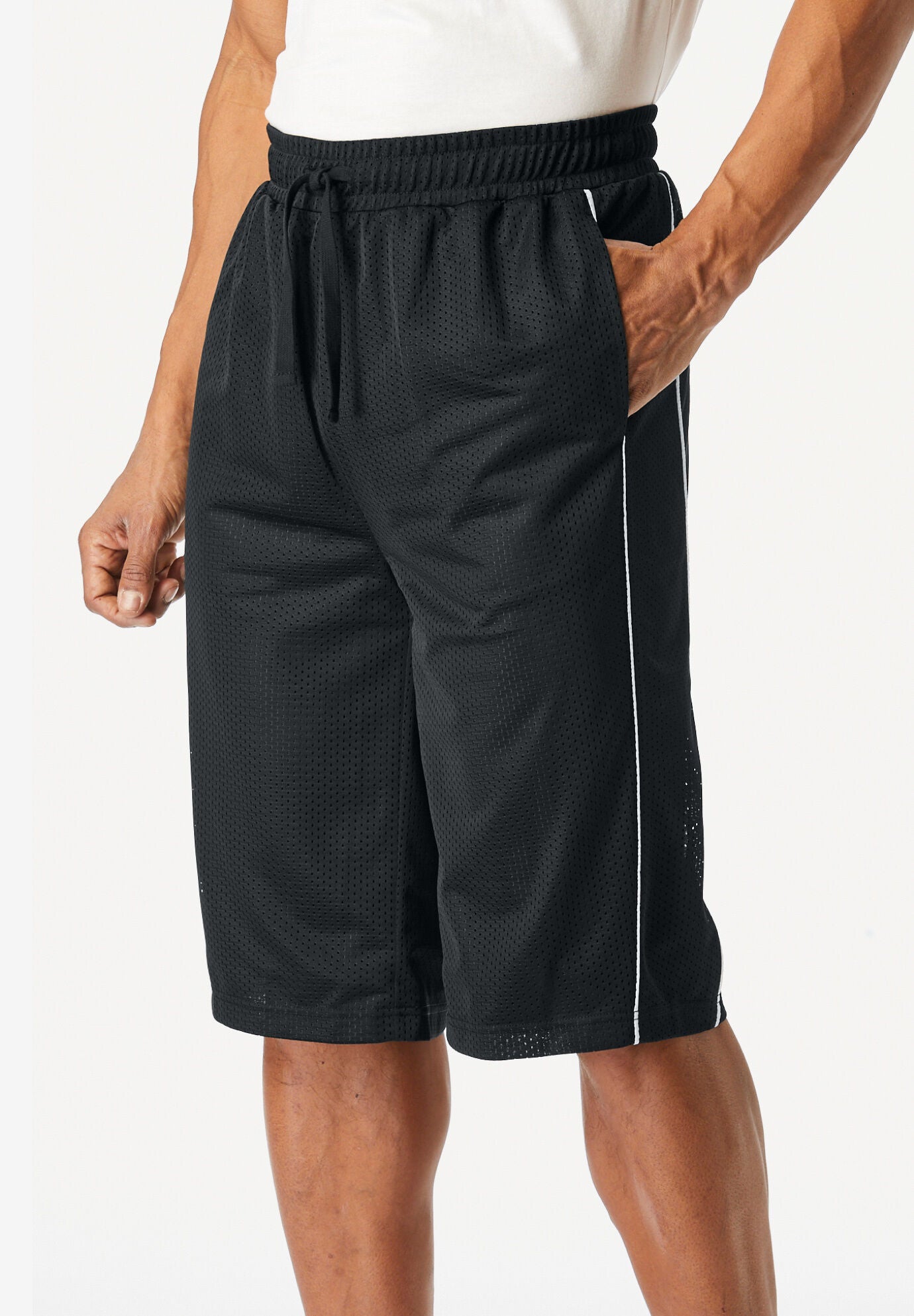 12 inches Mesh Basketball Short, BLACK, hi-res image number 0