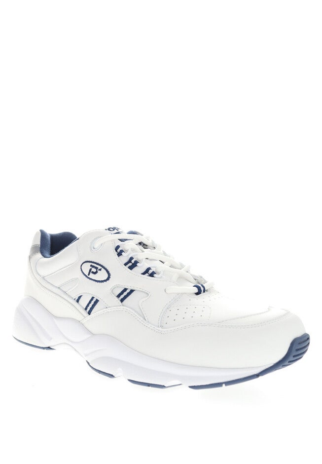Propet Stability Walker Men'S Sneakers Shoes, WHITE NAVY, hi-res image number null