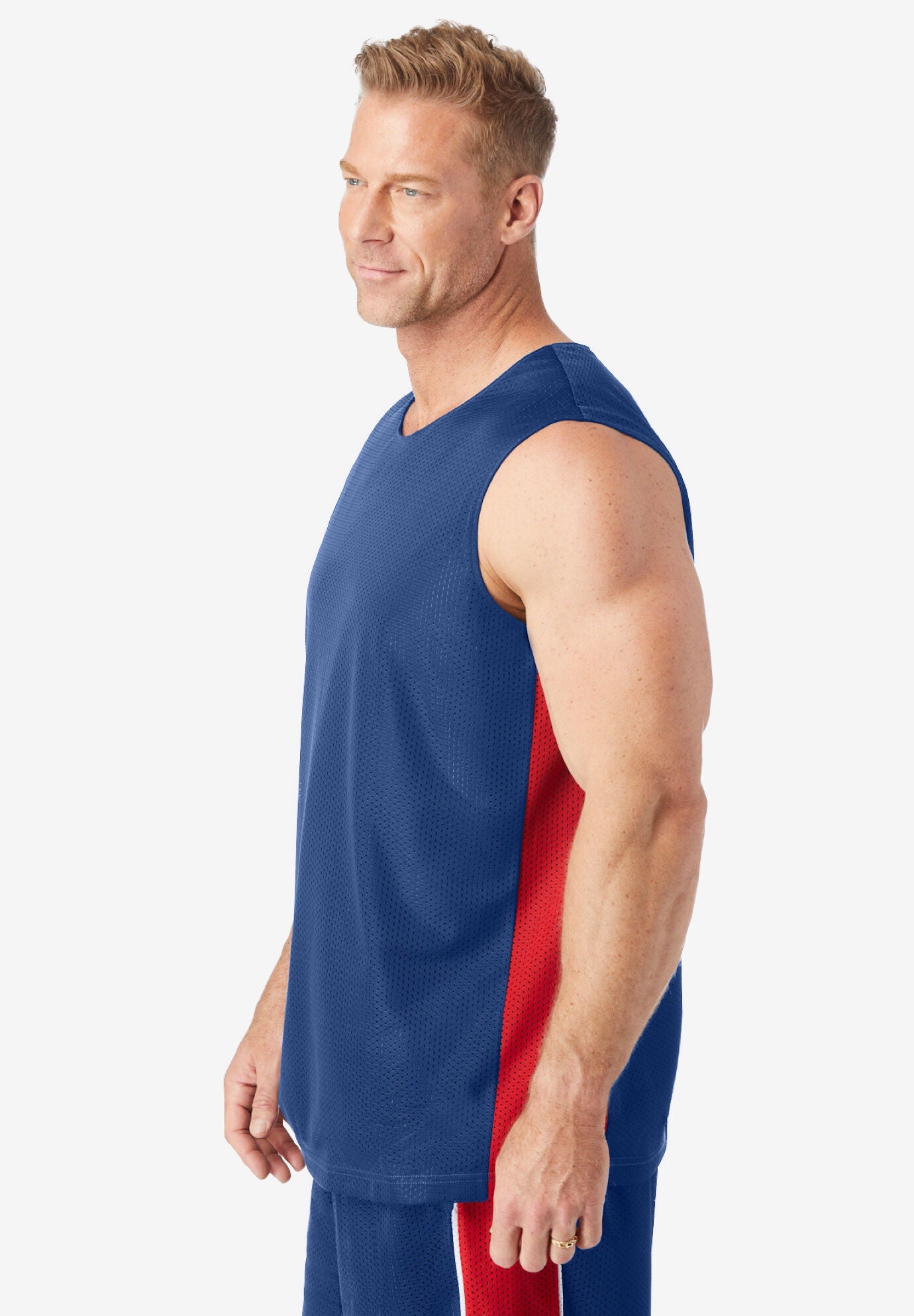 Lightweight Mesh Muscle Tee, , alternate image number 2