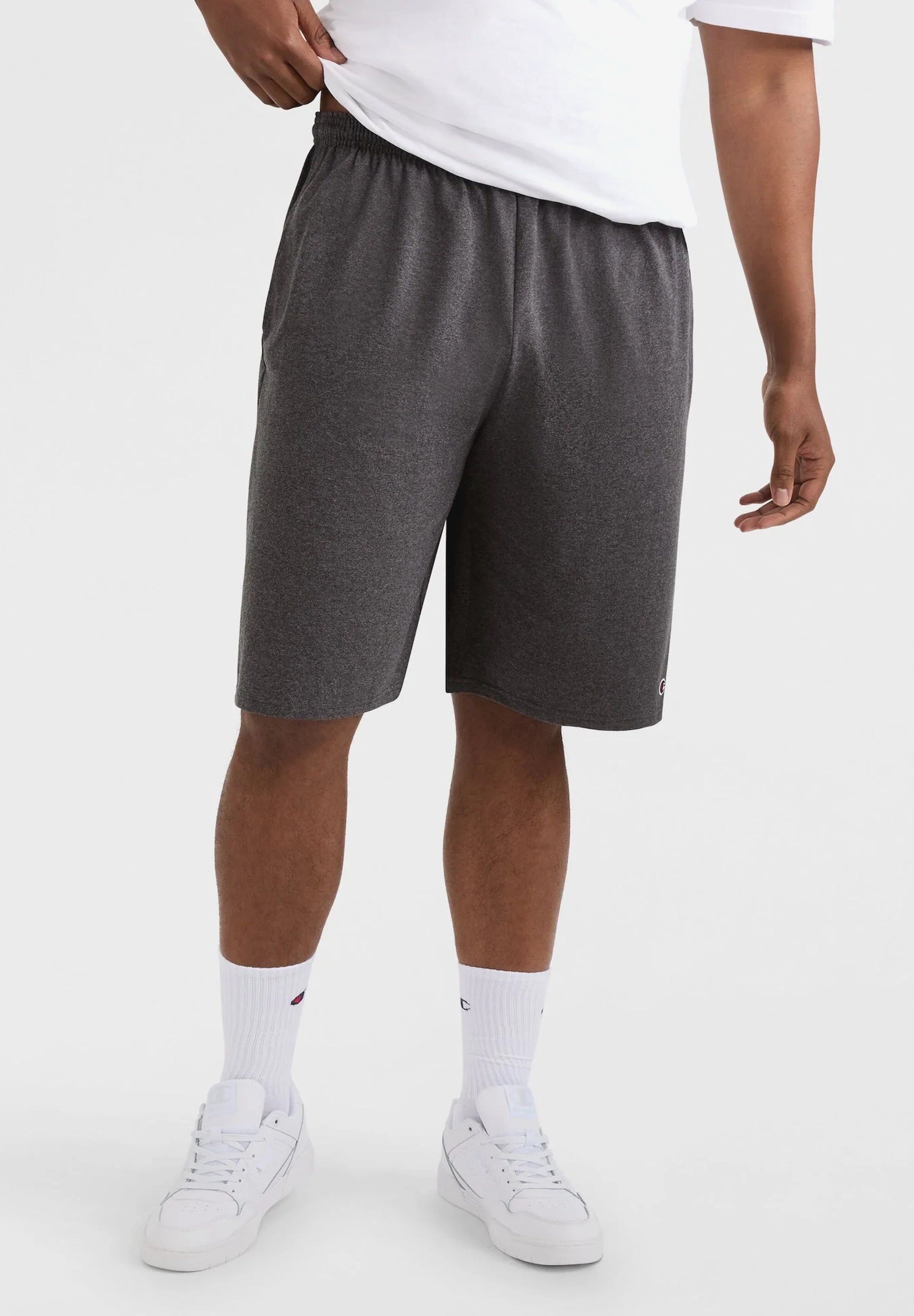 Champion&reg; 9 inches Lightweight Lounge Shorts, GRANITE HEATHER, hi-res image number 0