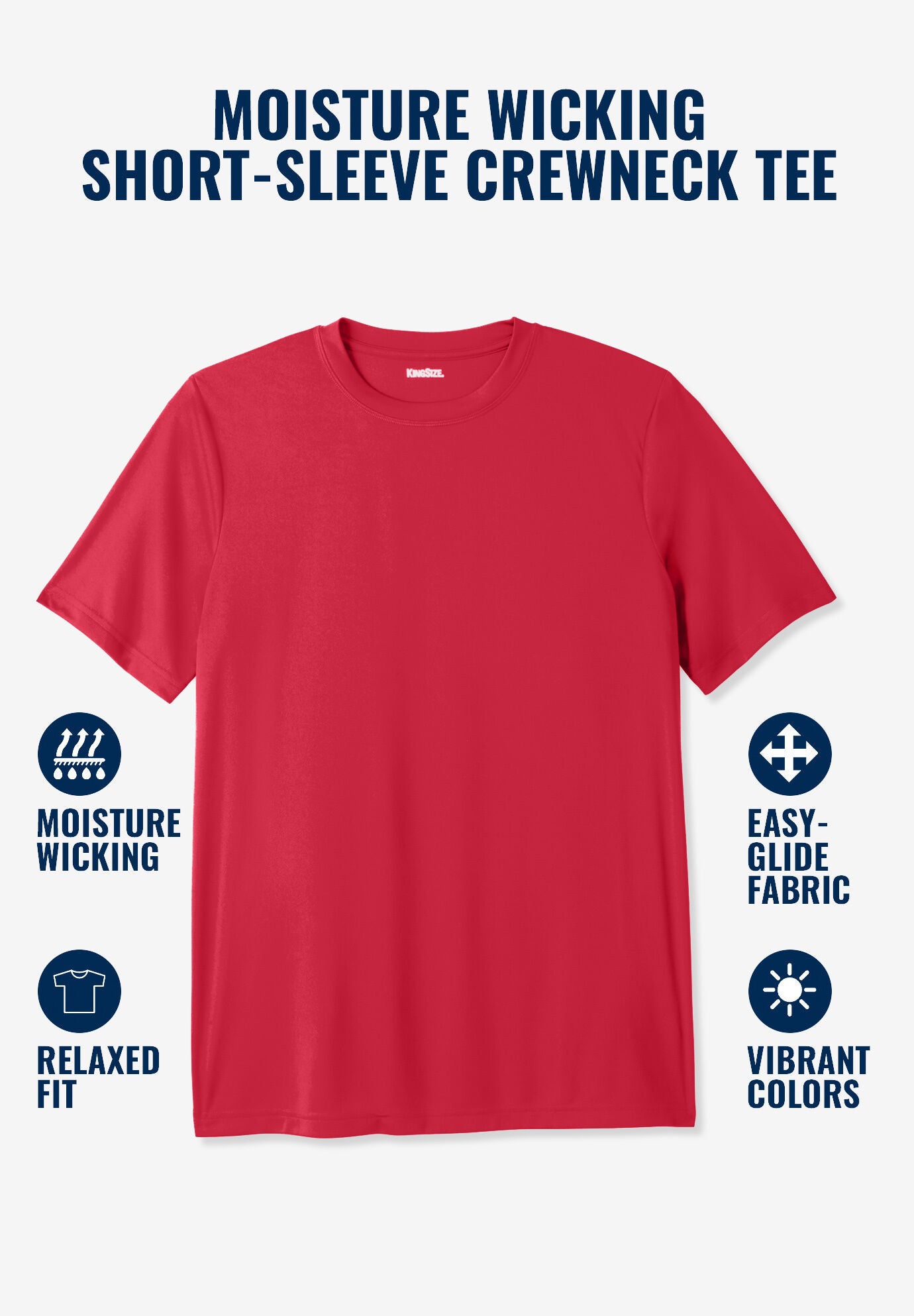 No Sweat Crewneck Tee Active For All