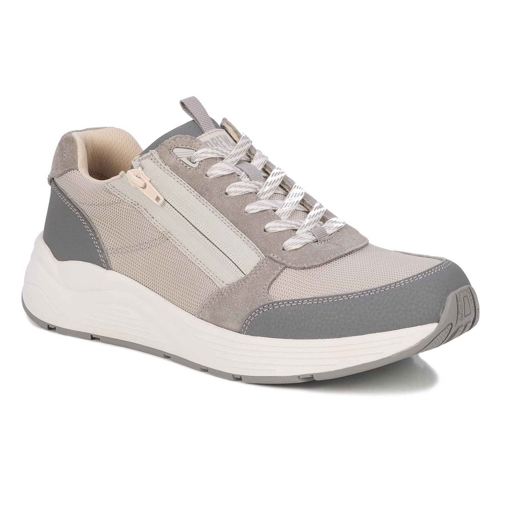Miller Double Zip Sneaker, GREY WHITE, hi-res image number 0