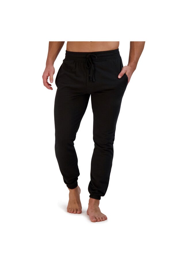 Soft French Terry Sleep Jogger Sleep Set Pajamas, , alternate image number null