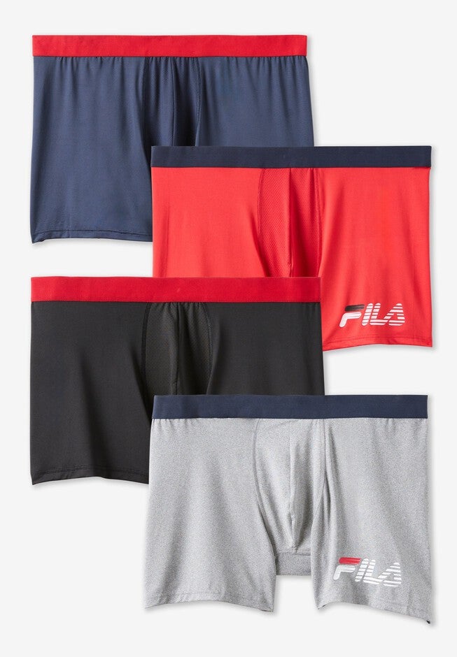 Boxer Pouch Types 4-Pack Mesh Pouch Boxer Briefs | Active For All