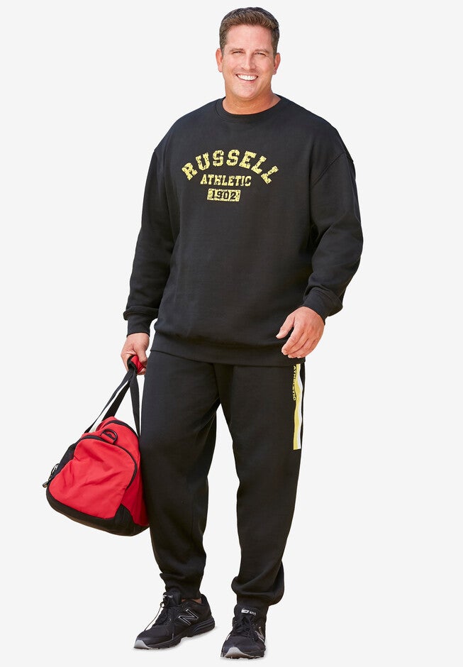 Crew Sweatshirt, BLACK, hi-res image number null