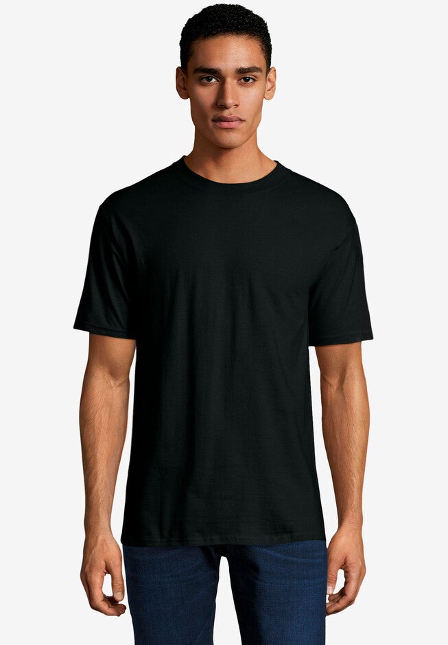 Hanes® Beefy-T Short-Sleeve Shirt, BLACK, hi-res image number null