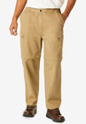 Zip-Off Convertible Twill Cargo Pant, , alternate image number null
