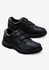 Double Adjustable Strap Comfort Walking Shoe, BLACK, hi-res image number null