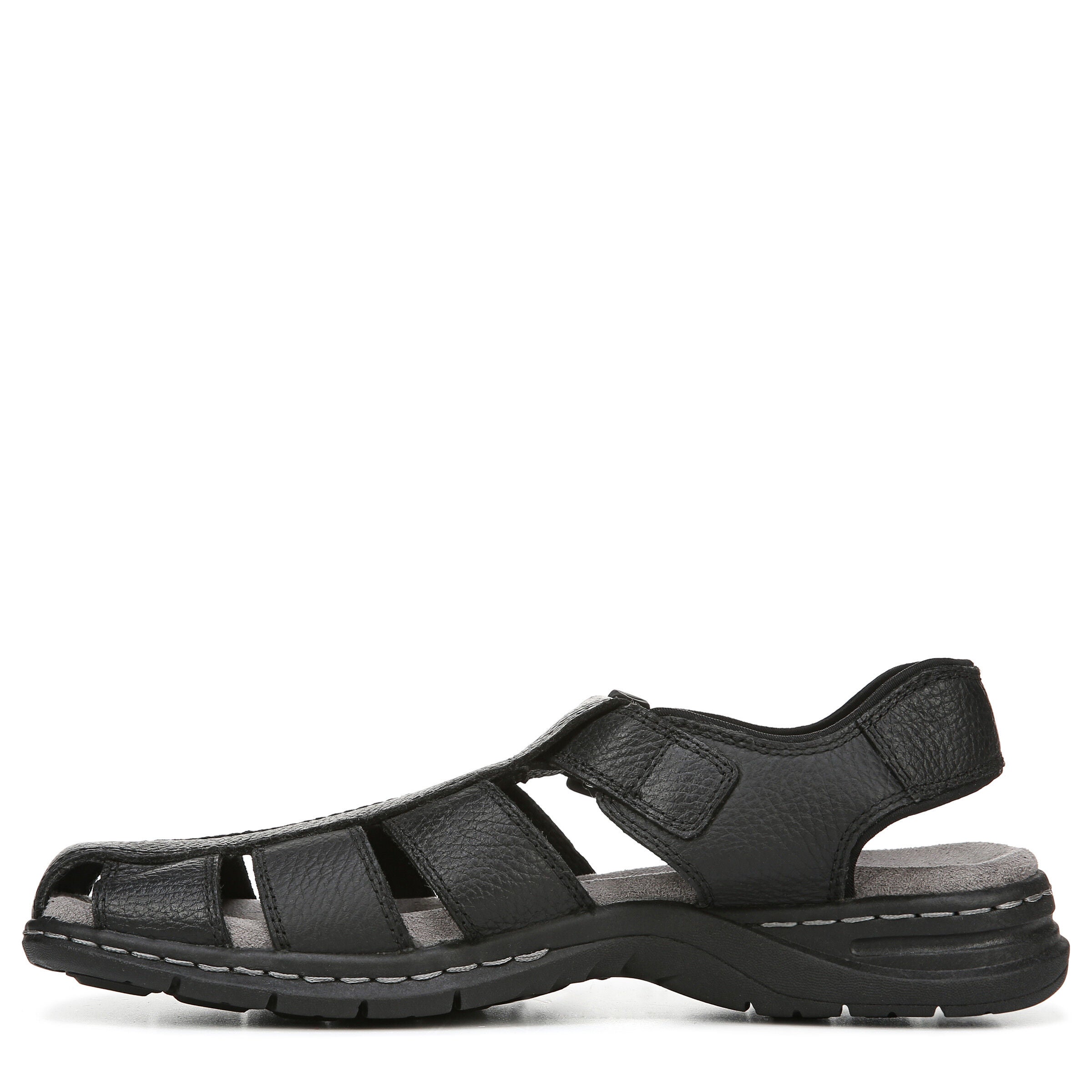 Gaston Fisherman Sandal, BLACK, alternate image number 5