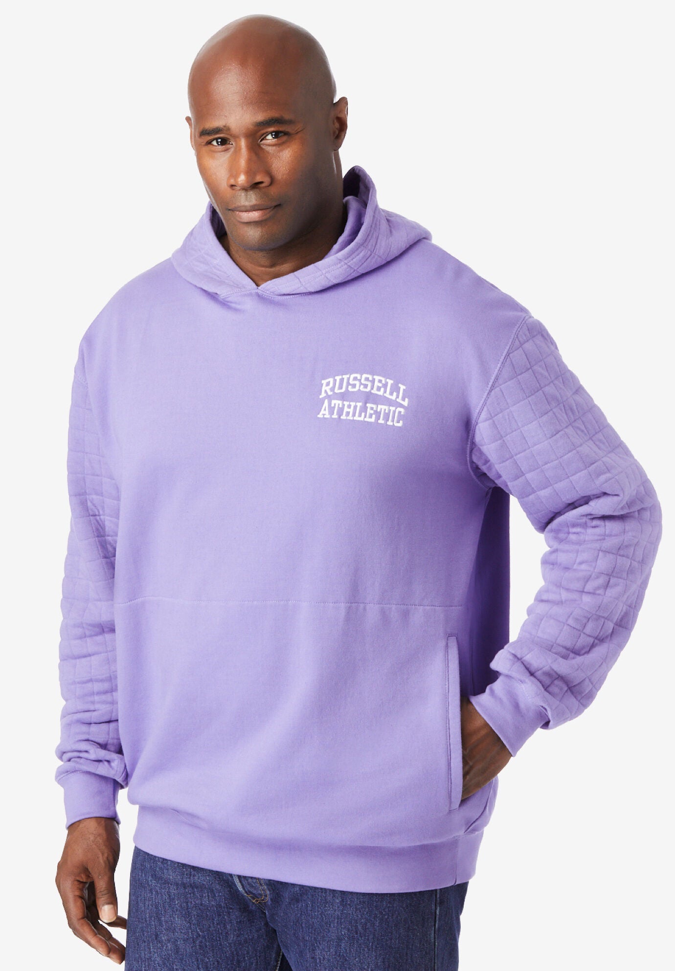 Russell sales quilted hoodie