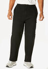 Zip-Off Convertible Twill Cargo Pant, BLACK, hi-res image number null