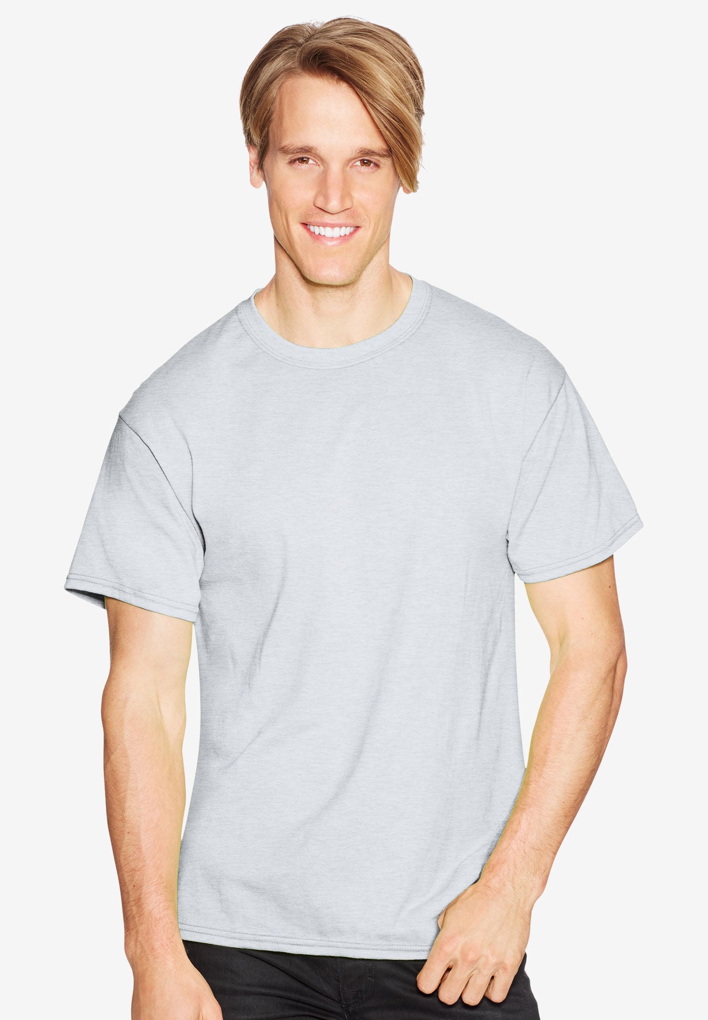 Hanes&reg; ComfortBlend&reg; EcoSmart&reg; Crewneck T-Shirt, ASH, hi-res image number 0