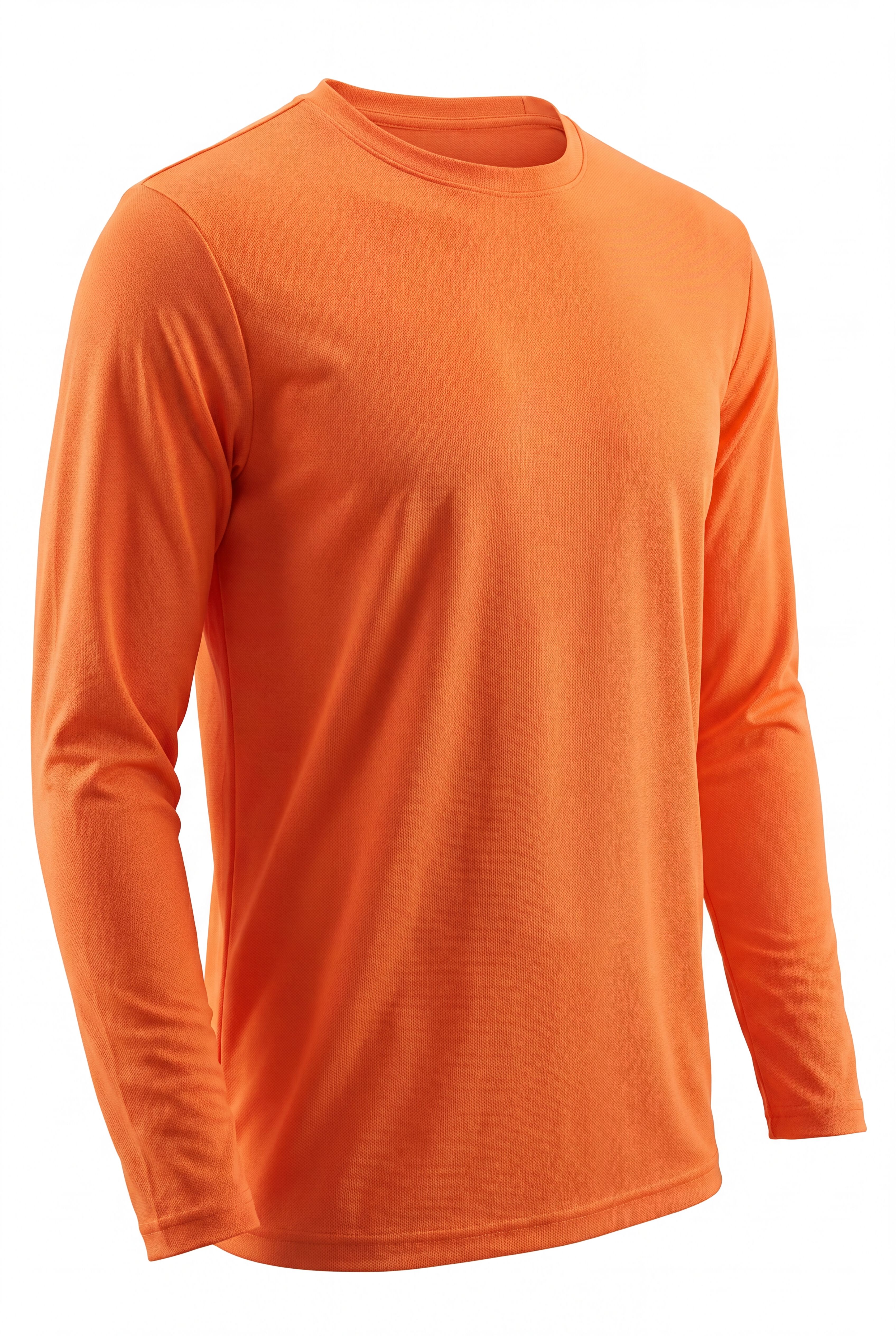 UPF 50 Long Sleeve Swim Top, ORANGE, alternate image number 4