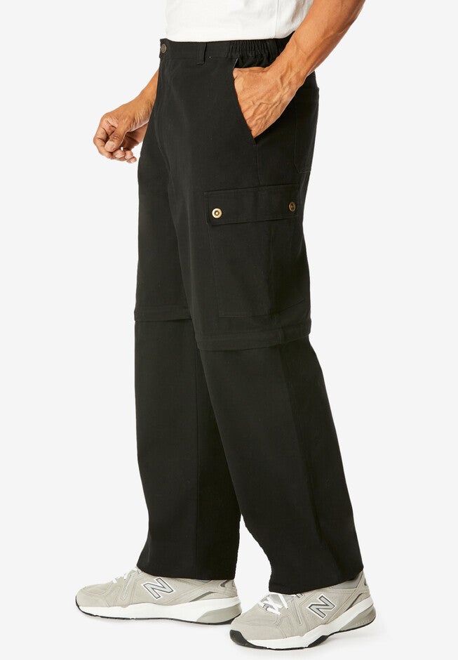 Zip-Off Convertible Twill Cargo Pant, , alternate image number 2