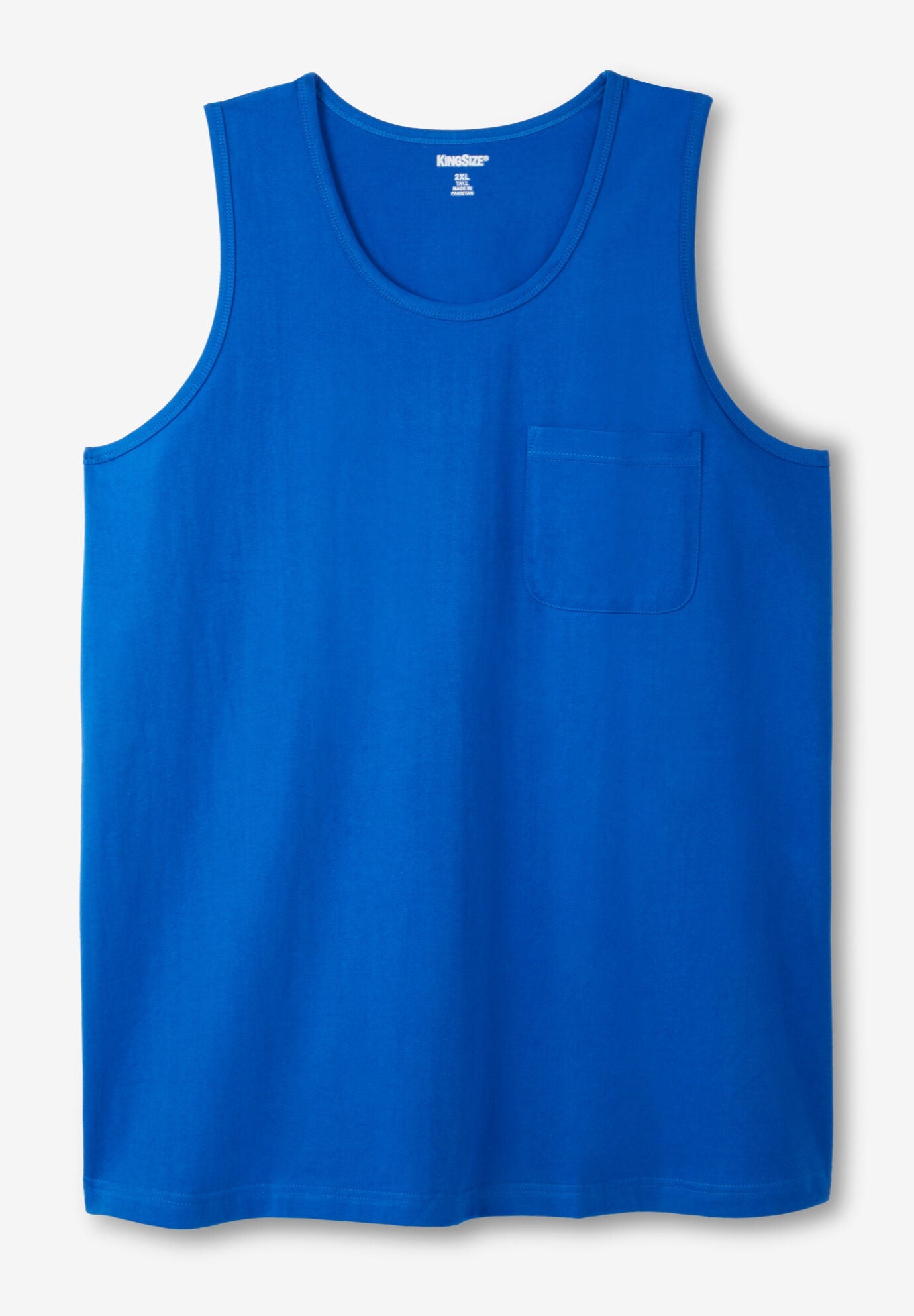 Shrink-Less&trade; Lightweight Pocket Tank, ROYAL BLUE, hi-res image number 0