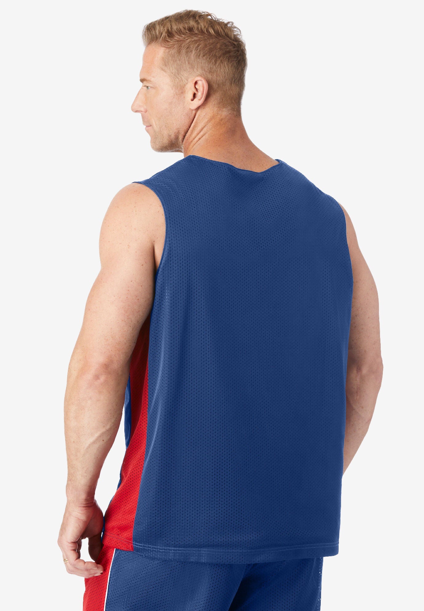 Lightweight Mesh Muscle Tee, , on-hover image number 1