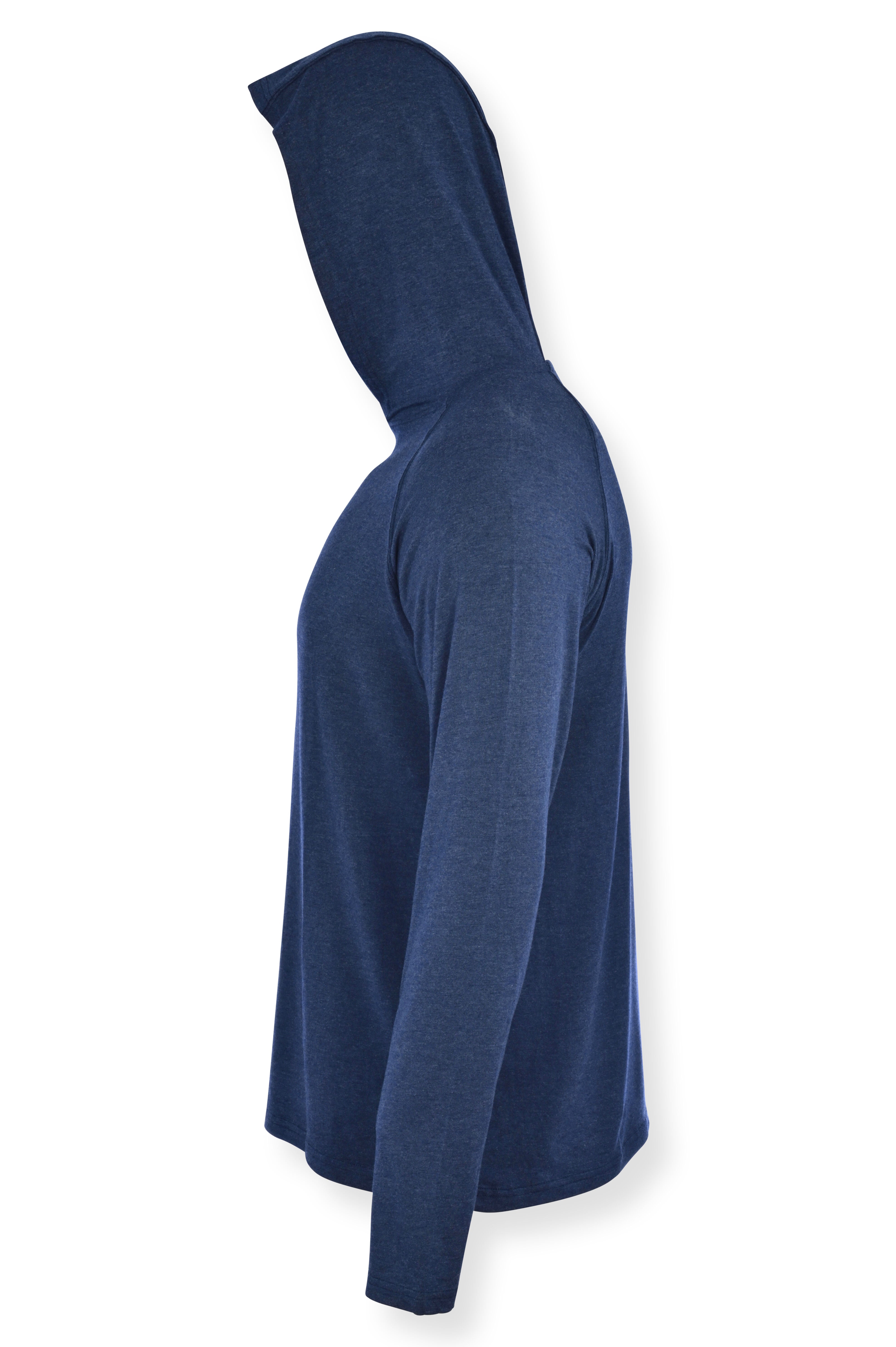 MEN'S HANES RED LABEL LONG SLEEVE SLEEP HOODIE, , alternate image number 2