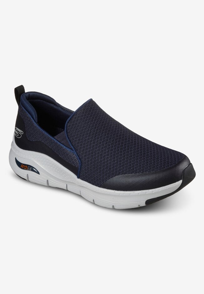 Skechers Arch Fit Slip-On Shoes, NAVY, hi-res image number null