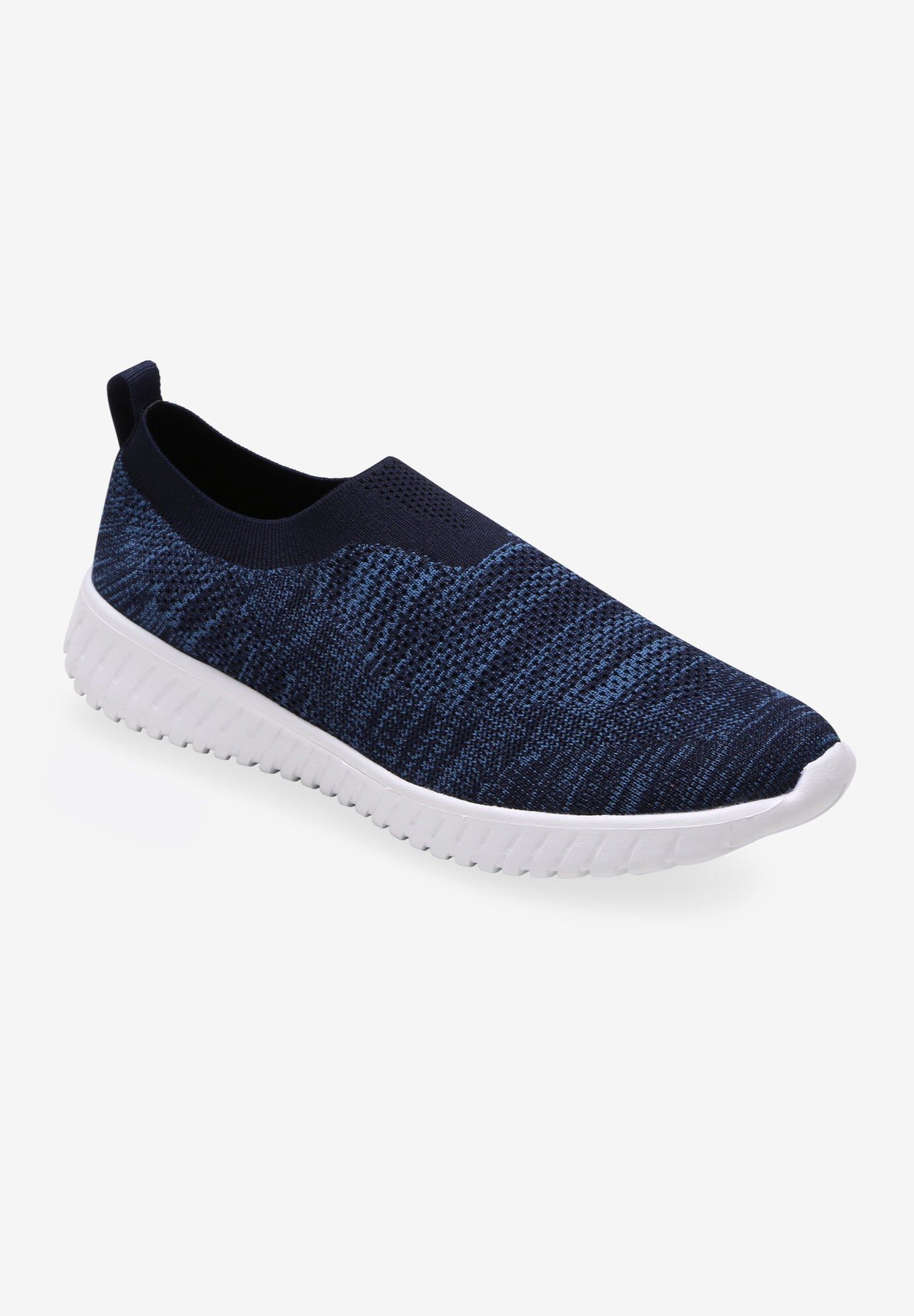 Athletic Knit Stretch Sneaker, NAVY MARL, hi-res image number 0